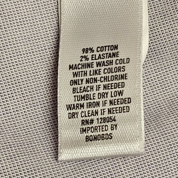Bonobos Short Sleeve Slim Fit Button Down Reg L - Picture 6 of 6